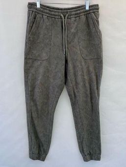 Athleta Women's Gray Farallon Printed Straight-Leg Jogger Pants Size 10 -  $41 - From Natalia