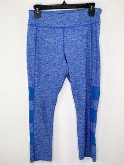 Vogo Athletica Blue Mesh Cropped Capri Leggings Size M - $18 - From Taylor