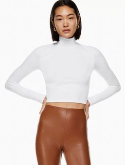 Aritzia White Wilfred Only Waist Turtleneck - $36 New With Tags - From  Summer