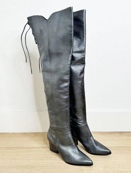 Donald pliner over on sale the knee boots