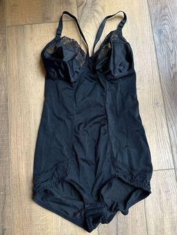 One Piece Vintage Subtract Size 36C Black Body Shaper Girdle Bodysuit  Shapewear - $34 - From Alexis