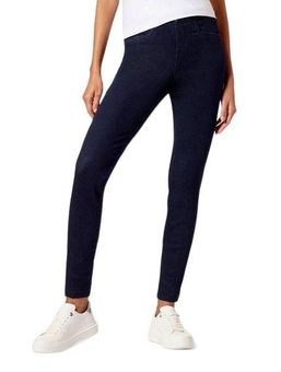 Hue Leggings Studio Split Hem Denim Leggings Midnight SMALL NEW - $25 New  With Tags - From Tara