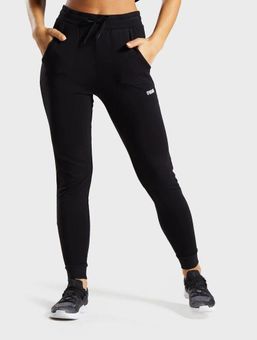 Gymshark Pippa White Joggers Bottoms Slim Fit Size Small Gym Loungewear  Logo