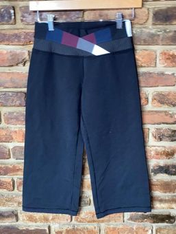 Lululemon Blue Striped Capris