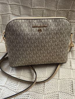 Michael Kors Cindy Large Cross-Body Bag in Brown