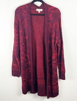 Sweater Cardigan By Knox Rose Size: L