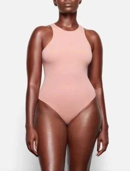 SKIMS, Tops, Skims Fits Everybody High Neck Bodysuit S Clay