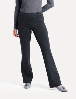 Betabrand Dress Pant Yoga Pants Charcoal Small Petite