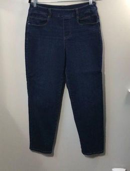 TIME AND TRU WOMENS SLIP-ON JEGGINGS SIZE M (8-10) BLUE DARK WASH