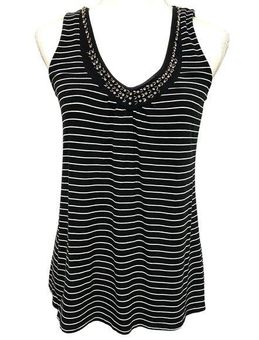 White House Black Market Beaded Tank Tops for Women