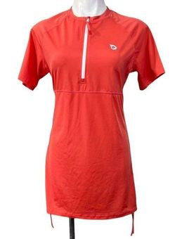 Baleaf womens XL coral short sleeve UPF50 UV block beach athletic