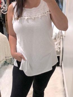 J.Jill size medium white top - $25 - From Melinda