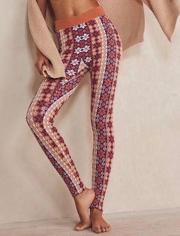 Free People Intimately Away With Me Sweater Leggings XS Multiple