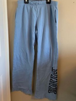 PINK - Victoria's Secret PINK Boyfriend Sweatpants Blue - $18