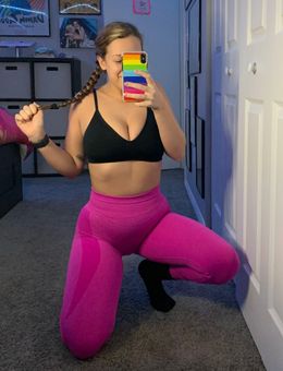 Gymshark NVGTN Maui Contour Seamless Leggings Pink - $20 (66% Off Retail) -  From Meg