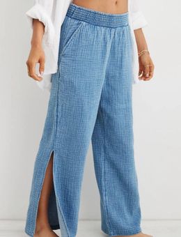 Aerie blue flowy pants Size XS - $17 - From Anna