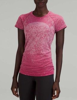 Lululemon Swiftly Tech Long Sleeve Shirt 2.0 In Pink Peony/pink Peony