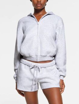 SKIMS Cotton Fleece Classic Short Gray Size L - $40 (16% Off Retail) New  With Tags - From Ashlyn