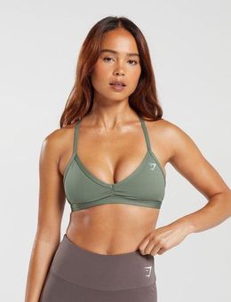 Gymshark Minimal Sports bra Green - $25 (16% Off Retail) - From Trinh