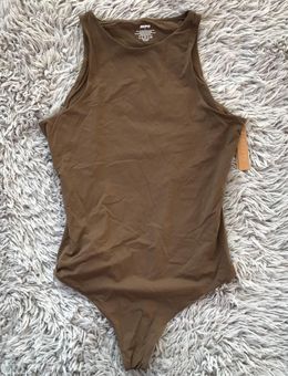 FITS FITS EVERYBODY HIGH NECK BODYSUIT, OXIDE