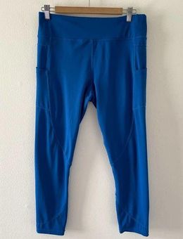 Zyia Leggings Womens 14 16 Blue Pocket Activewear Workout Training Gym  Running - $29 - From Kristen