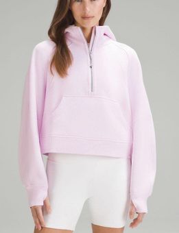 NEW LULULEMON Scuba Oversized Half-Zip Hoodie Size M/L Pink Blossom