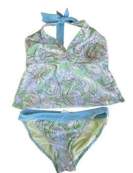 Athleta Swim Set Halter Top Size 40C/38D/36DD and Bottoms Size Medium - $27  - From J