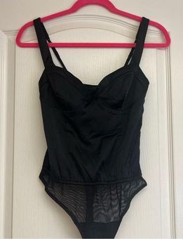Abercrombie & Fitch NWOT Abercrombie Black Satin Corset Bodysuit, Size S -  $30 - From Alexis