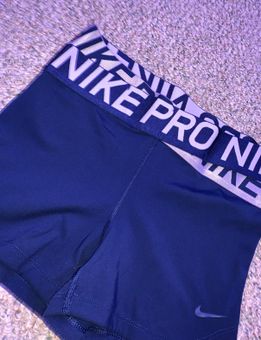 nike navy spandex shorts