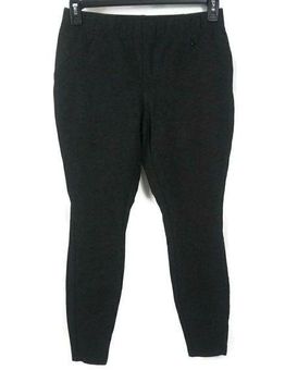 J. Jill Black Ponte Leggings Pull On Stretchy