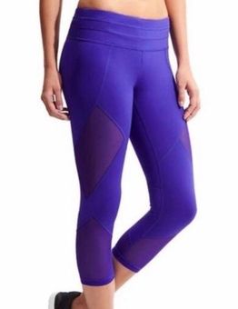 Athleta Brilliant Blue (Purple) Sonar Mesh Crop Leggings M Size M - $18 -  From Courtney