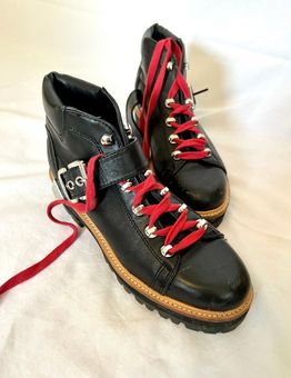 Marc fisher hot sale boots red laces