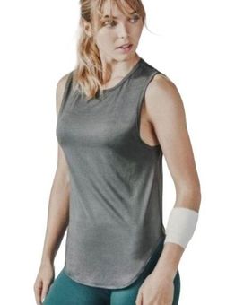 Fabletics Trisha Tank Sheer Mesh in Iron Gray - $23 - From Krystle