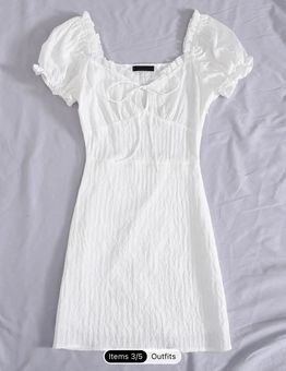 Shein white dress