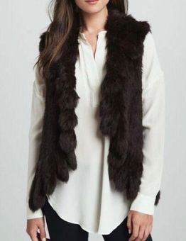 525 America Rabbit Fur Vest Medium