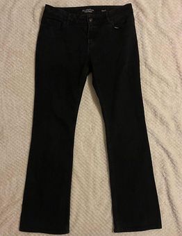 Simply Vera Wang Bootcut Lowrise Jeans Black Size 8 - $13 - From