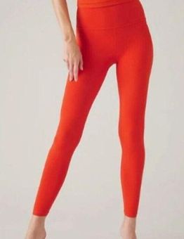 Athleta XS Salutation Stash 7/8 Tight with Pockets Size XS Larkspur Red  (Orange) - $27 New With Tags - From Rob