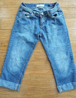 VIGOLD Blue Denim Straight Leg Capri Jeans Womens Size 1/2 26 - $14 - From  INJ