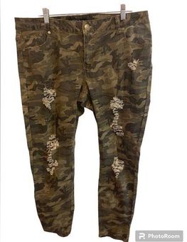 1826 Jeans Women's 18 Camo Distressed Jeans EUC - $11 - From CA