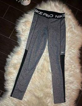 Nike Pro heathered grey leggings sz small - $23 - From Blue