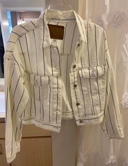 american eagle white jacket