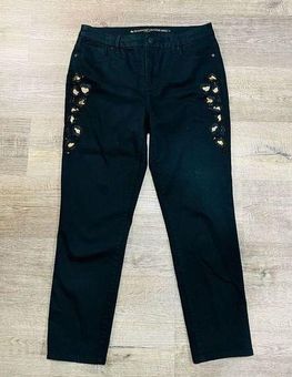 Chico's, Jeans, Chicos So Slimming Embellished Jeans Size 5