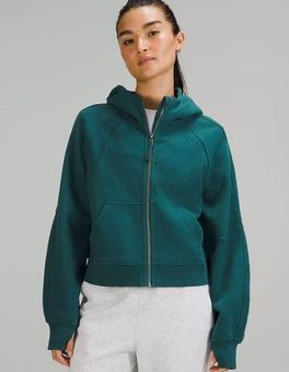 Lululemon Athletica Scuba Oversized Full-Zip Hoodie in Green