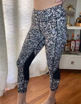 Lululemon Pace Rival Crops Dottie Tribe Leggings Size 10