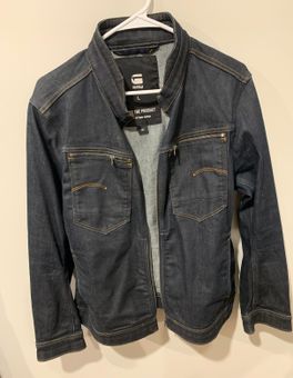 G-star Raw Mens G Star Denim Jacket Blue Size L - $177 (35% Off