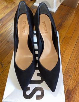 Schutz Monalisa suede pumps size 9B Black 100 From Ina