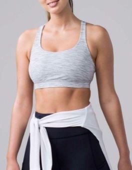 Lululemon Energy Bra Space Ice Grey Alpine White Size 4 Gray - $48 (17% Off  Retail) - From Kendall