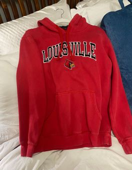 Louisville Champion Fleece Hoodie Rowing UL | Scarlet Red | Large