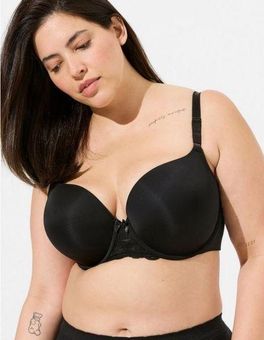 Torrid Curve Bra 360 Back Smoothing Push Up T Shirt Bra Size 44D Black Lace  - $33 - From Katie