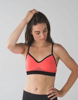 Lululemon Hold Your Om Bra II Women's Sports Bra Size 2 Red